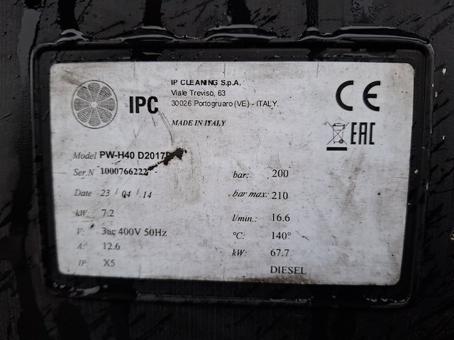 Warmwaterreiniger dibo, ibc pw h40 - afbeelding 4 van  6