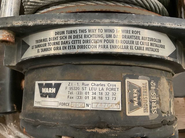 Warn series 12 kabellier - afbeelding 5 van  5
