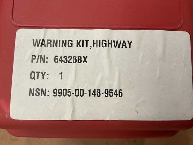 Warning kit highway - afbeelding 5 van  6
