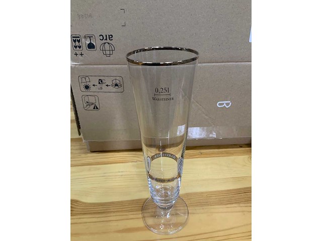 Warsteiner - 0.25l - beerglass (236x) - afbeelding 3 van  6