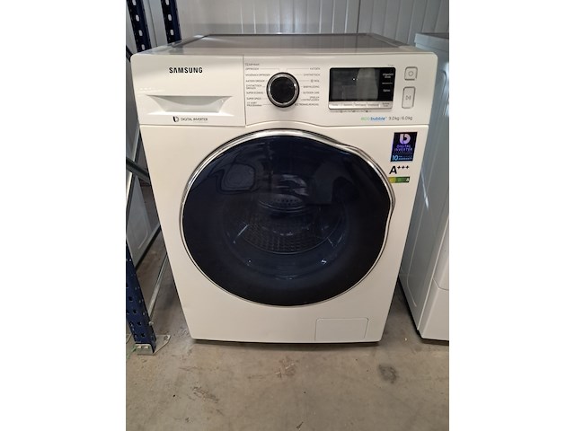 Was / droog combinatie 9.0 kg / 6.0 kg, samsung a+++, dv90n62632w - afbeelding 1 van  10