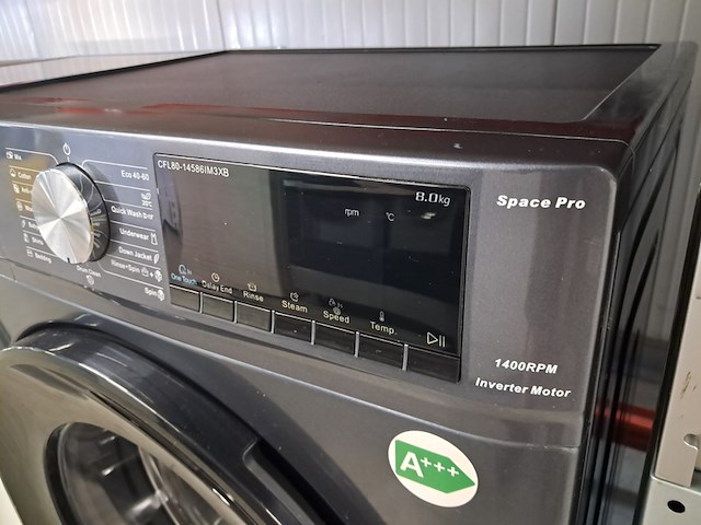 Wasautomaat 8.0 kg, chiq a+++, cfl80, zwart, 2026 - afbeelding 6 van  11