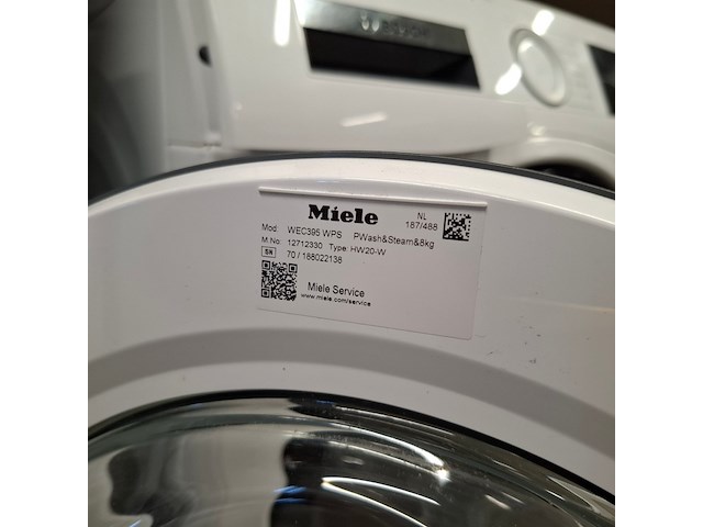 Wasautomaat 8.0 kg, miele w1 excellence, wec395wps - afbeelding 7 van  7