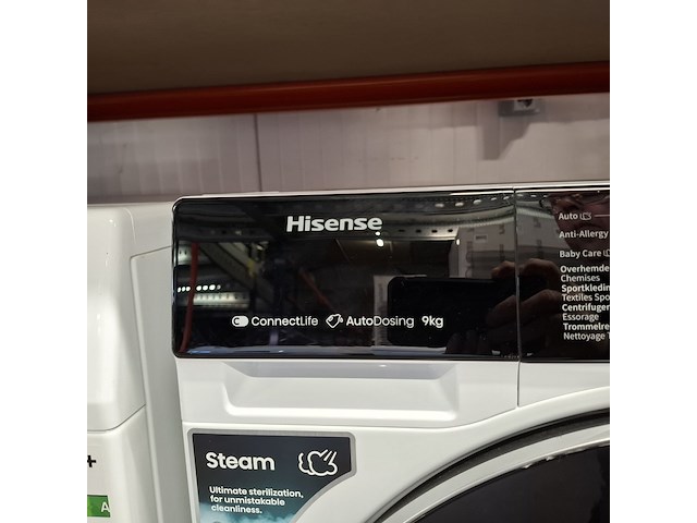Wasautomaat, hisense 9.0 kg, if960rvs, 2023 - afbeelding 4 van  9