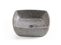 Wasbak + spiegel, mg bathroom, cusco grey