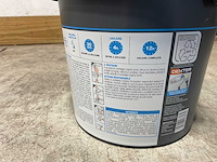 Wasbare matte muur- en plafondverf - 5 liter - wit (85x) - afbeelding 2 van  7