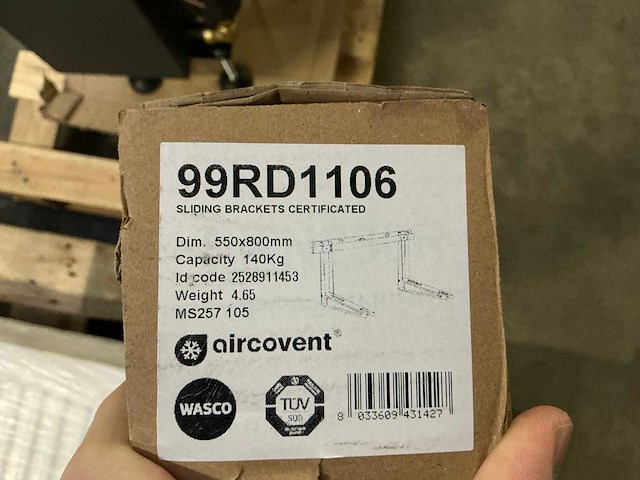 Wasco 99rd1106 airconditioning ophangset - afbeelding 3 van  3