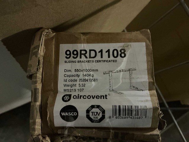 Wasco 99rd1108 airconditioning ophangset - afbeelding 2 van  2