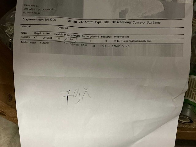 Wasco ppsu t-stuk (160x) - afbeelding 3 van  3