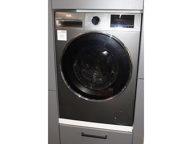 Wascombinatie bestaande uit wasmachine beko b300 b3wt58410m2 en condens droogmachine beko b300 b3t6823m2. n... onderdeel van combinatiekavel combinatie van luxe was- / kledingwand nolte met met wascombinatie beko. kavel is combinatiekavel van de kavels c010 en c011. - afbeelding 2 van  6