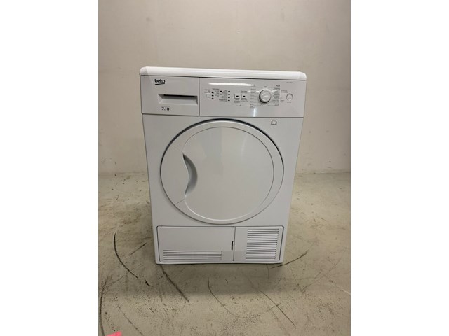 Wasdroger beko, dcu7230x, wit - afbeelding 1 van  5