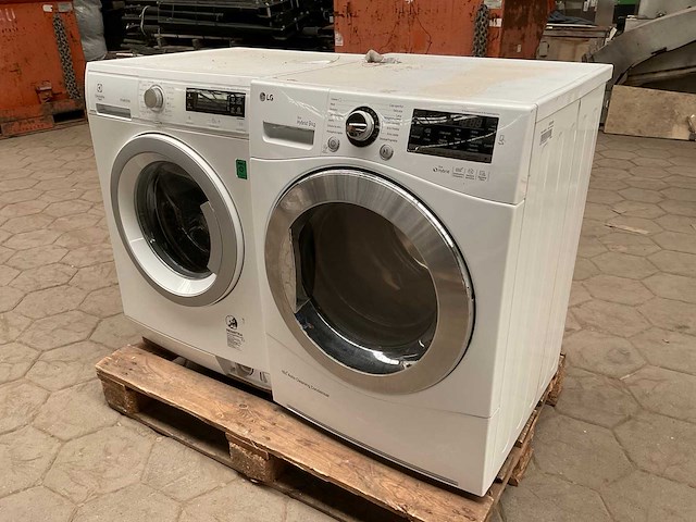 Wasdroger en wasmachine 1x lg 1x electrolux (2x) - afbeelding 1 van  7