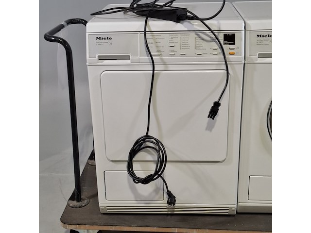 Wasdroger en wasmachine met transportkar, miele, o.a. softcare t8463c - afbeelding 8 van  14