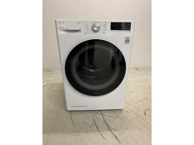 Wasdroger lg, rc80v9av4q, wit (zwarte deur) - afbeelding 1 van  5