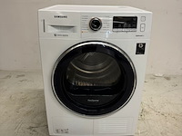 Wasdroger samsung, dv80m5210qw, wit (zwarte details, glazen deur) - afbeelding 1 van  5