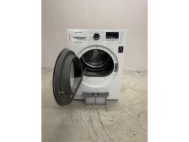 Wasdroger samsung, dv80m5210qw, wit (zwarte details, glazen deur) - afbeelding 2 van  5