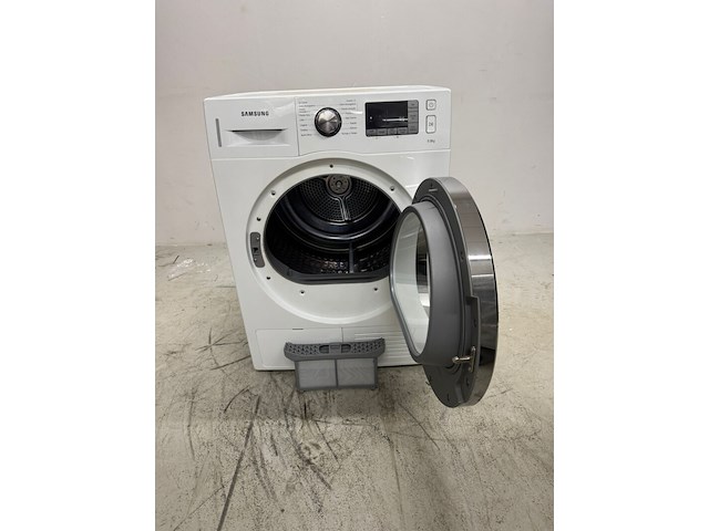 Wasdroger samsung, dv90f5e6hgw, wit - afbeelding 2 van  5