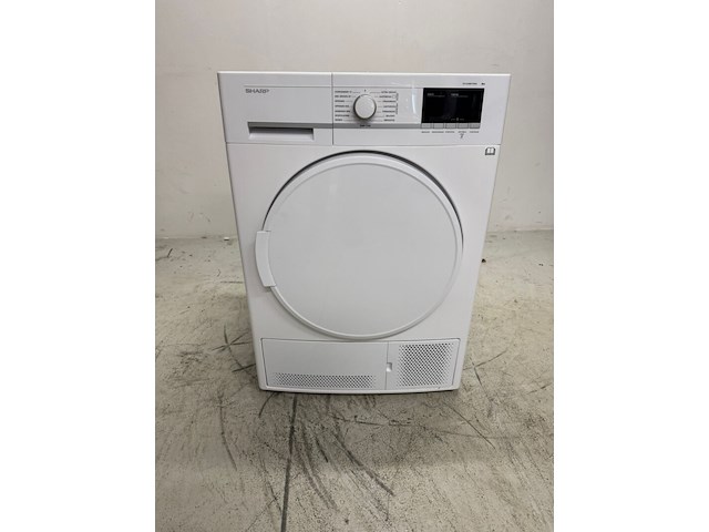 Wasdroger sharp, kd-gcb8s7pw9-bx, wit - afbeelding 1 van  5