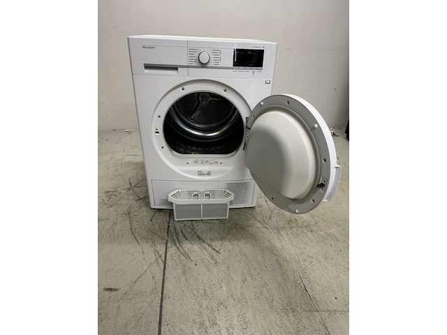 Wasdroger sharp, kd-gcb8s7pw9-bx, wit - afbeelding 2 van  5