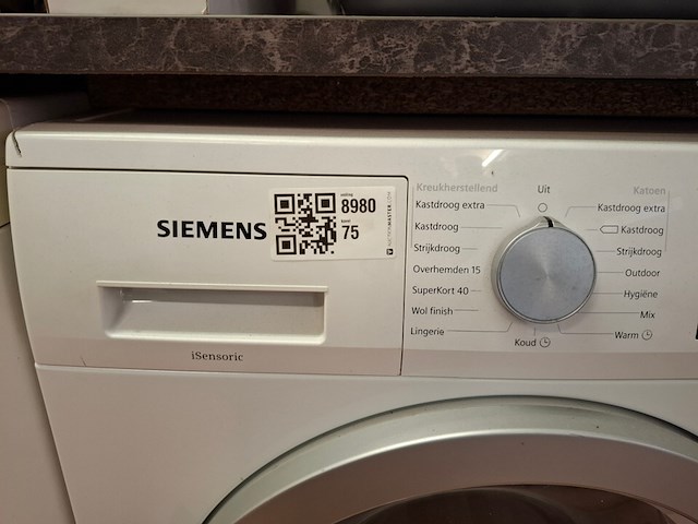 Wasdroger siemens, iq1500 1-8kg - afbeelding 3 van  6