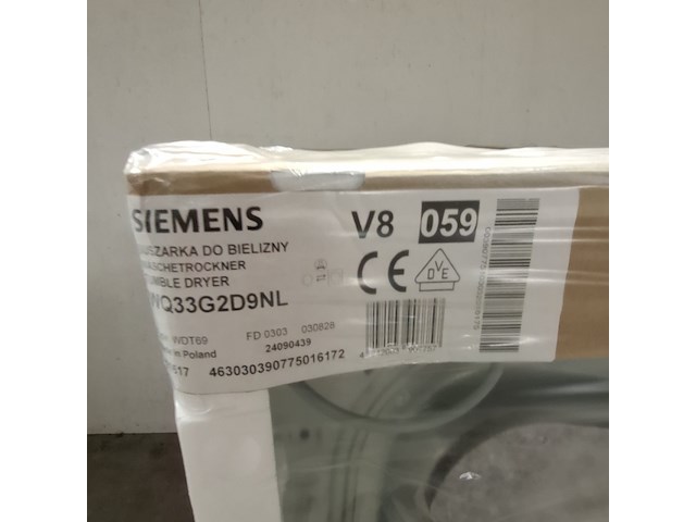 Wasdroger, siemens, wdt69 - afbeelding 5 van  7