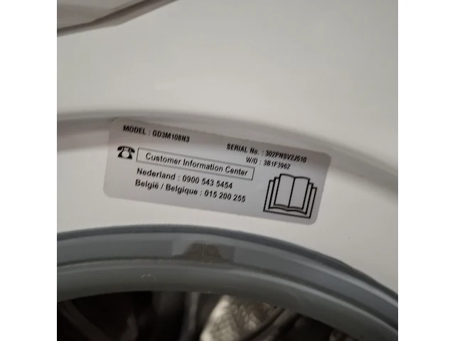 Was/droog combinatie 8.0 kg / 5.0 kg, lg a++, gd3m108n3 - afbeelding 8 van  8