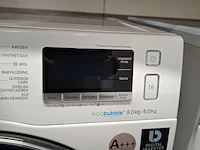 Was/droog combinatie 8.0 kg / 6.0 kg, samsung a +++, wd80j6400aw - afbeelding 5 van  9