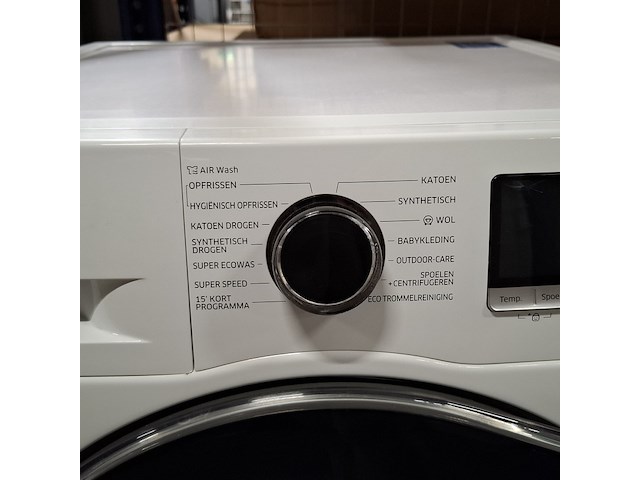 Was/droog combinatie, samsung, wd80j6a00aw - afbeelding 5 van  9