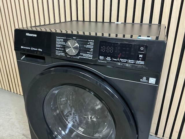 Was/droogcombinatie hisense, wd3s9043bb3, zwart - afbeelding 4 van  6