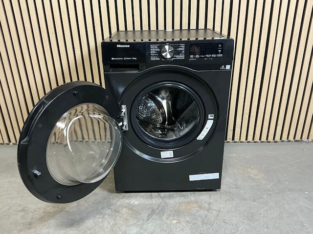 Was/droogcombinatie hisense, wd3s9043bb3, zwart - afbeelding 6 van  6