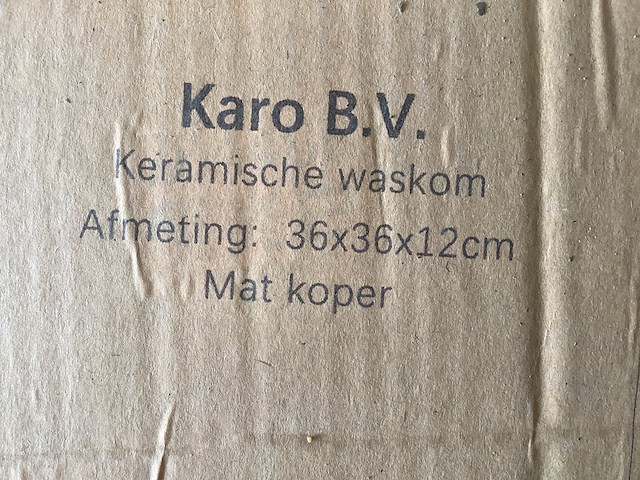 Waskom 36x36 cm, karo, 64.0033 - afbeelding 3 van  4