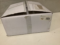 Waskom 36x36x12 cm wb, mondri 32.3302, glans wit/geb. goud - afbeelding 2 van  4