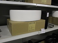 Waskom atm nederland wit type varo afm. 505 x 305 x 140 mm met wastafelkraan type clou 350 - afbeelding 2 van  3