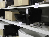 Waskom atm nederland zwart type terra afm. 400 x 400 x 155 mm met wastafelkraan type calipso 210 - afbeelding 2 van  4