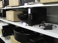 Waskom atm nederland zwart type terra afm. 400 x 400 x 155 mm met wastafelkraan type calipso 210 - afbeelding 2 van  4