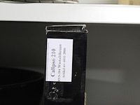 Waskom atm nederland zwart type terra afm. 400 x 400 x 155 mm met wastafelkraan type calipso 210 - afbeelding 4 van  4