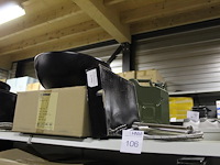 Waskom atm nederland zwart type terra afm. 400 x 400 x 155 mm met wastafelkraan type moza 71 - afbeelding 2 van  3