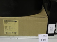 Waskom atm nederland zwart type varo afm. 505 x 305 x 140 mm met wastafelkraan type clou 255 - afbeelding 3 van  3