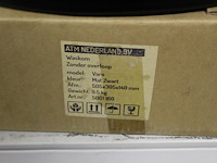 Waskom atm nederland zwart type varo afm. 505 x 305 x 140 mm met wastafelkraan type clou 255 - afbeelding 3 van  4