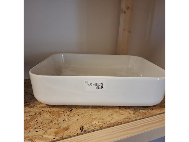 Waskom glans wit - afbeelding 1 van  3