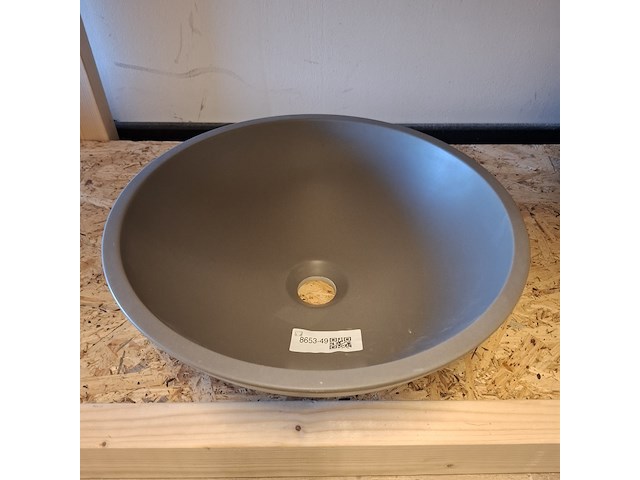 Waskom mat grijs - afbeelding 3 van  4