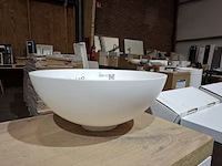 Waskom mat wit - afbeelding 1 van  3