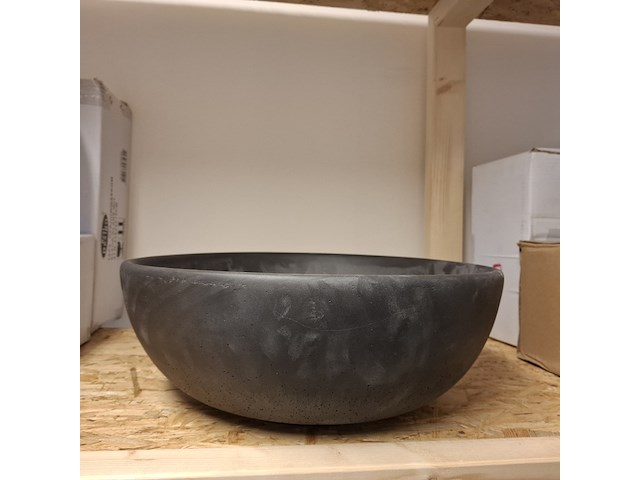 Waskom mat zwart - afbeelding 1 van  5