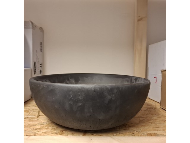 Waskom mat zwart - afbeelding 2 van  5