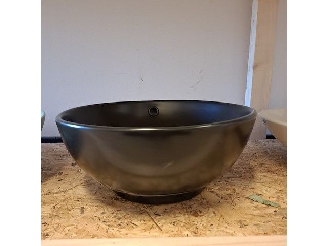 Waskom mat zwart - afbeelding 1 van  4