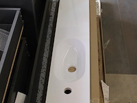 Waskom met kraangat en afmeting 120 x 20 x 10 cm. - afbeelding 2 van  2