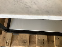 Waskom met plateau om op te hangen, wit - afbeelding 3 van  3