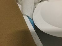 Waskom ovaal 59x35x11 cm wb, kim 36.4041, wit, bouwjaar zonder kraan - afbeelding 5 van  7