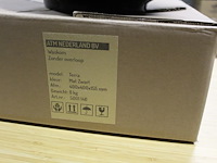 Waskom terra mat zwart. afmeting 400 x 400 x 155 mm. gewicht 8 kg. - afbeelding 3 van  3