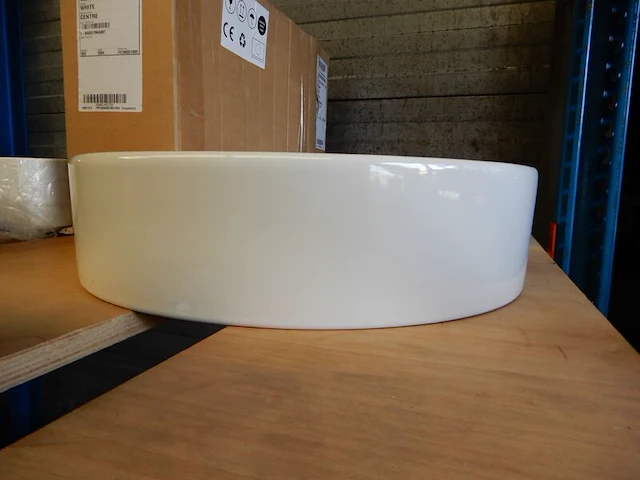 Waskom, wit, 43.5x10cm - afbeelding 2 van  3